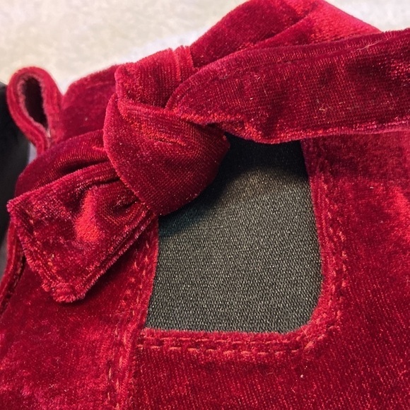 Justin Boot Womens Chellie Velvet Color: Red Style L9758 Rodeo, Horseback NWT - Picture 8 of 11